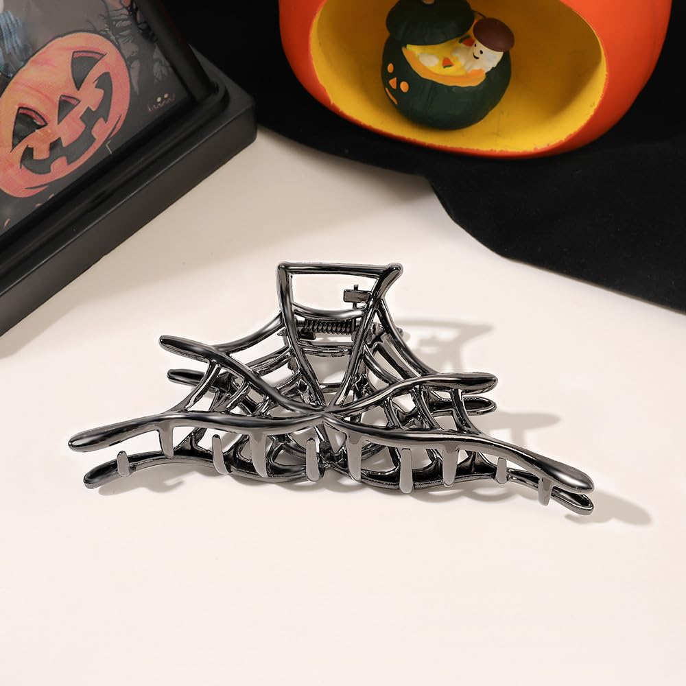 新品・未使用【GODSIZE】HAIR CHOKE［SPIDER WEB］ Amazon.com : Metal Hair Clips with Spider Web Claw Design - Strong